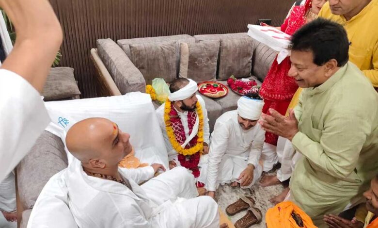 दादागुरु के दर्शन करने पहुचे विधायक गोपालसिंह इंजीनियर