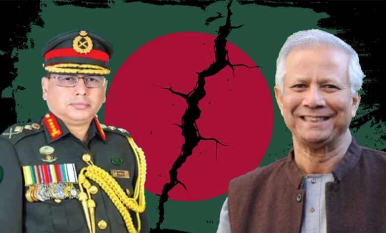 बांग्लादेश में जारी राजनीतिक अशांति के बीच सेना प्रमुख ने दे दिया अल्टिमेटम, खतरे में यूनुस की कुर्सी